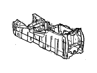 GM 88986694 Compartment Asm,Front Floor *Pewter