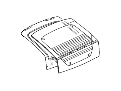 GM 10321907 Window Assembly, End Gate *Marked Print