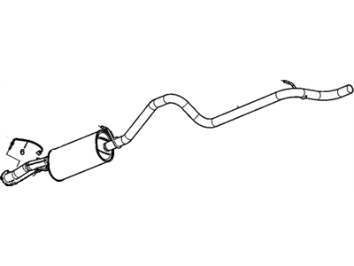 Chevrolet Express Exhaust Pipe - 15296921