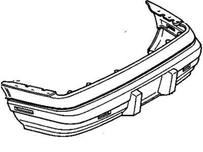 1995 Pontiac Grand Prix Bumper - 10208843