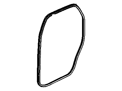 GM 10313537 Weatherstrip Assembly, Rear Side Door