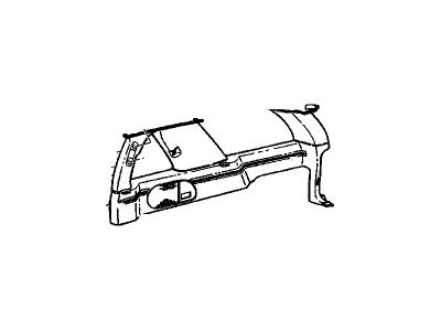 GM 15198362 Panel Assembly, Body Side Trim *Graphite