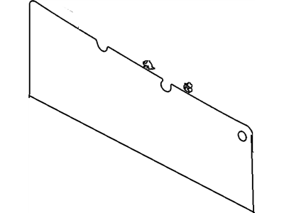 GM 96063216 DEFLECTOR, Door Inner Panel