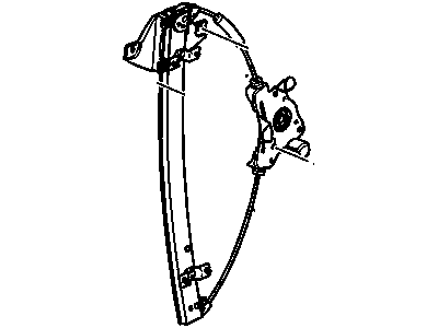 2012 Chevrolet Captiva Sport Window Regulator - 23196466