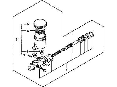 GM 91172908 Cylinder,Brake Master