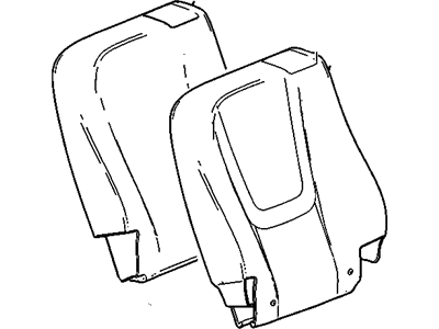 GM 20968046 Cushion Assembly, Rear Seat Back *Neutral