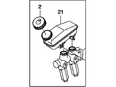 Pontiac Brake Master Cylinder - 95983238