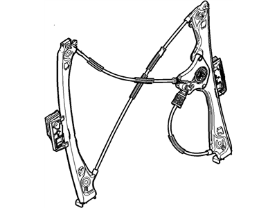 Cadillac ELR Window Regulator - 23285518