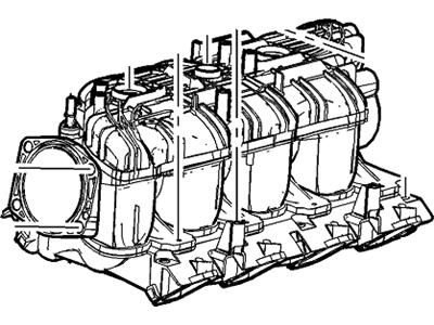 2015 Chevrolet Silverado Intake Manifold - 22991051