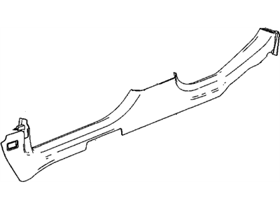 GM 13275378 Plate,Front & Rear Side Door Sill Trim