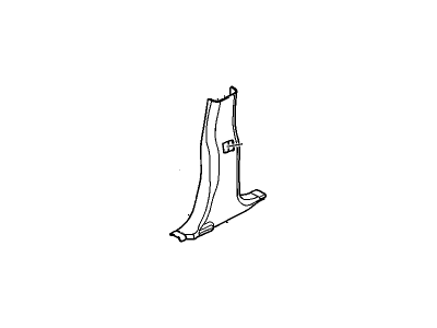 GM 10412082 Panel Assembly, Center Pillar Lower Trim *Neutrl M D 10412082 GM Panel Assembly, Center Pillar Lower Trim *Neutrl M D Illustration 1 of 1