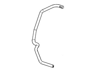 GM 96676630 Radiator Surge Tank Inlet Hose Assembly