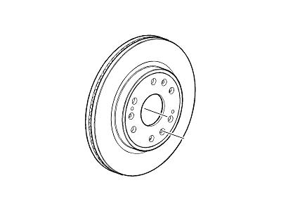 GM 23144341 Front Brake Rotor