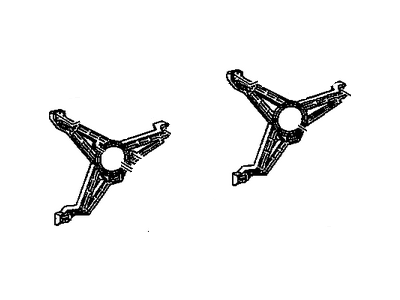 Chevrolet Cooling Fan Bracket - 12363387