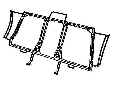 GM 16838990 Frm Assembly, Rear Seat Back