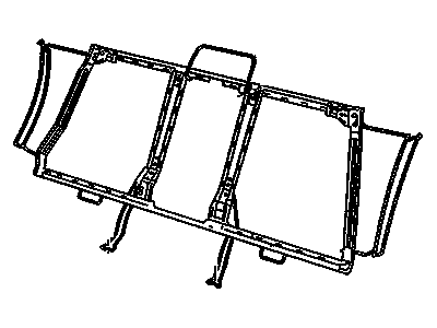 GM 88949192 Frame Asm,Rear Seat Back Cushion