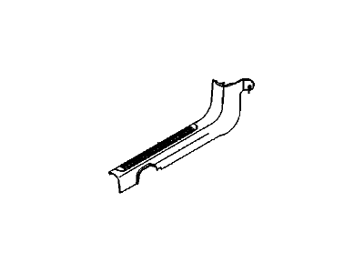 GM 96649842 Plate,Front Side Door Sill Trim *Beige