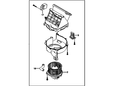 GM 95211129 Module Asm,Heater & Blower