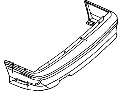 1992 Chevrolet Cavalier Bumper - 22548855