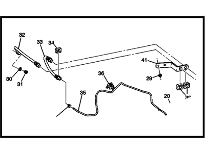 GM 15875847 Hose Assembly, Rear Brake