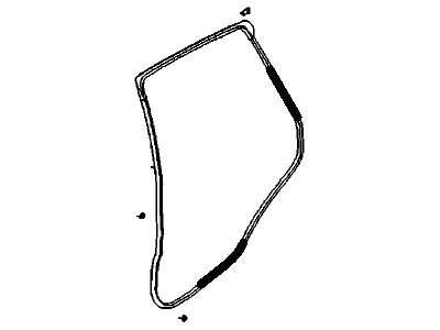 2005 Chevrolet Aveo Door Seal - 96583076