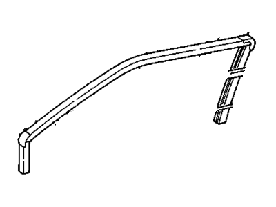 GM 10246076 Weatherstrip Assembly, Front Side Door Upper Auxiliary