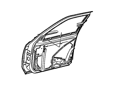 12538476 GM Door Kit,Front Side, Lh Illustration 1 of 1