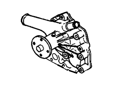 1984 GMC S15 Water Pump - 94105354