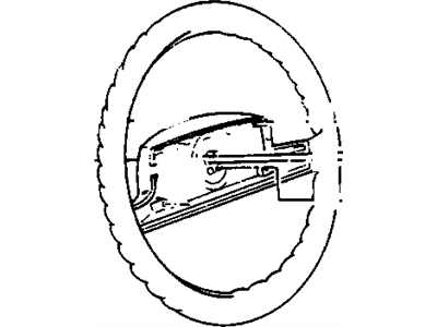 GM 17988105 Steering Wheel Assembly *V/Drk Saph