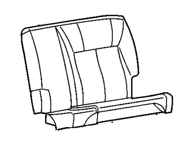 GM 89043541 Pad,Rear Seat Back Cushion 65%