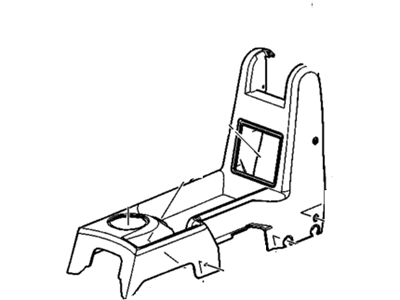 Pontiac Torrent Center Console Base - 25789411