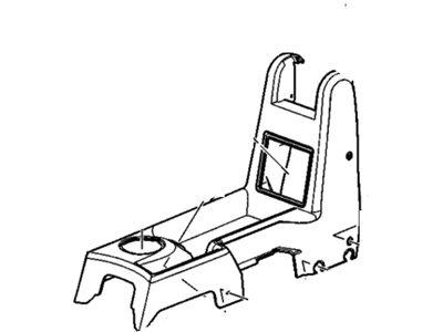 2005 Chevrolet Equinox Center Console Base - 15929474