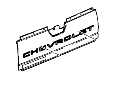 GM 88936996 Panel,End Gate *Paint To Mat