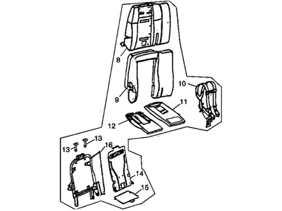 GM 12534080 SEAT, Child Safety Seat