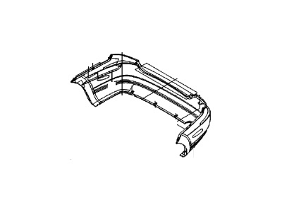 GM 96543052 Reinforcement,Rear Bumper Fascia Side