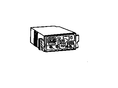 GM 16251482 Radio Assembly, Amplitude Modulation/Frequency Modulation Stereo & Clock & Tape Player