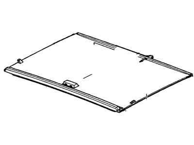 GM 22813944 Sunshade Assembly, Sun Roof *Cashmere