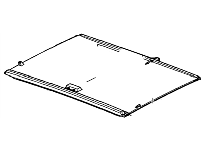 GM 15289711 Sunshade,Sun Roof *Gray L