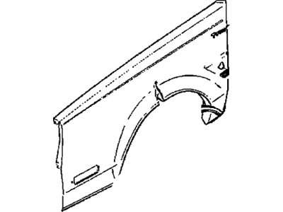 GM 25526372 Plate,Front Fender Name