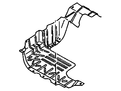 GM 94365652 Shield,Engine Splash