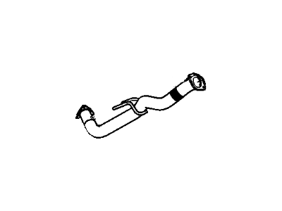 2014 Chevrolet Silverado Exhaust Pipe - 25811709