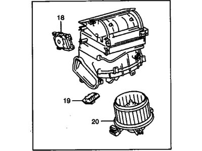 GM 19184660 Blower