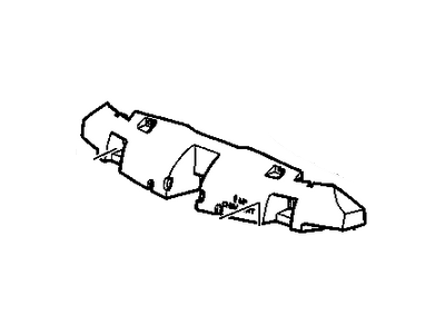 GM 15270005 Absorber, Front Bumper Fascia Energy
