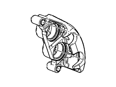 GM 23405771 Caliper Assembly, Rear Brake (W/O Brake Pads & Bracket