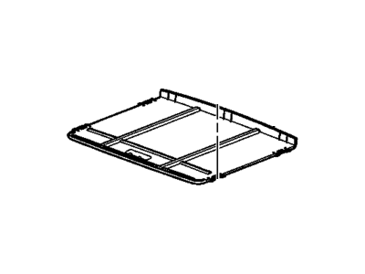 GM 15942599 Sunshade Assembly, Sun Roof *Cashmere