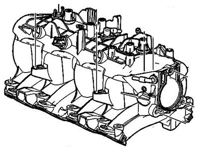 Cadillac Escalade Intake Manifold - 19418185