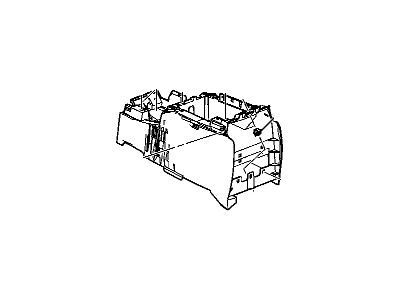 GM 88986591 Console,Front Floor *Shale