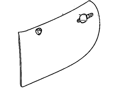 GM 15940853 Panel, Front Side Door Outer
