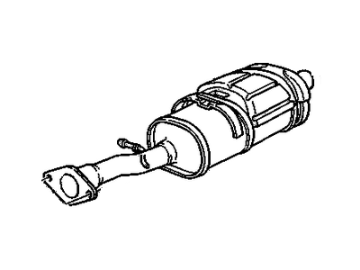 GM 15009718 Exhaust Muffler Assembly (W/ Exhaust Pipe)