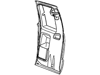 GM 15985489 Panel Assembly, Rear Side Door Trim *Medium Beige